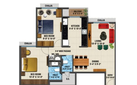 2 BHK – Arihant Advika – Sec 9 – Vashi
