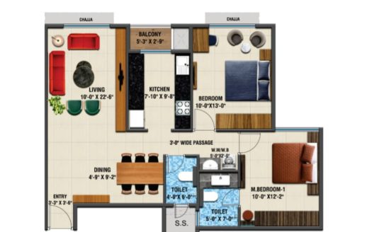 2 BHK – Arihant Advika – Sec 9 – Vashi