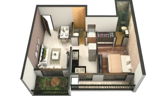 1 BHK – Swaminarayan City – Mothgaon – Dombivli West