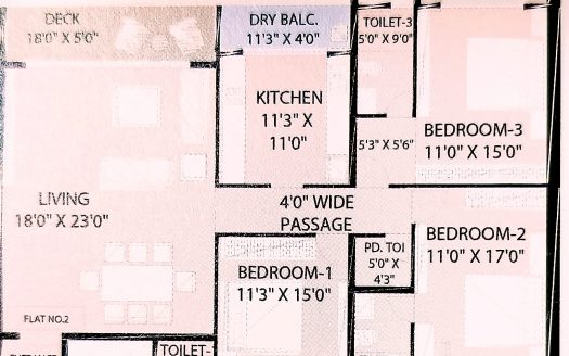 3 BHK – Downtown Avenue – Sector 17 – Vashi