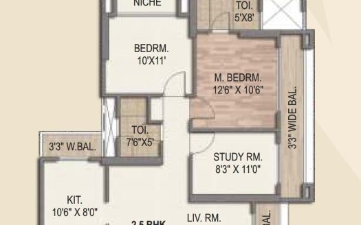 2BHK – Sai World City – Panvel