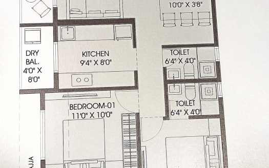 2 BHK – Gami Satyam Palacio – Sector 2 – Kharghar