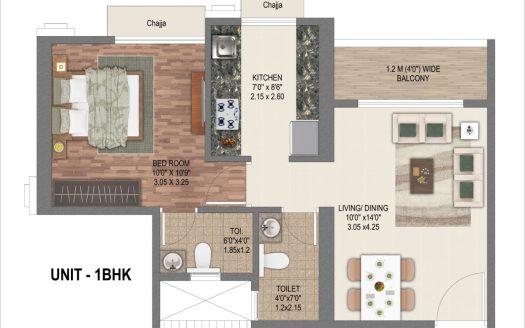 1 BHK – Sai World Dream – Dombivli