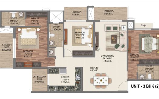 3 BHK – Sai World Dream – Dombivli