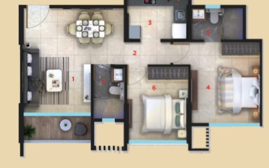 2BHK – Gami Jaydeep Estella – Chembur
