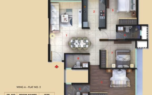 3BHK – Gami Jaydeep Estella – Chembur