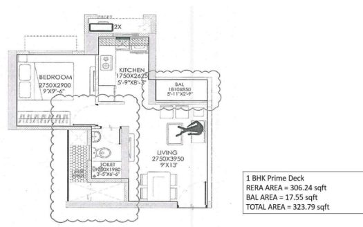 1 BHK Runwal Garden City – Dombivli – Kalyan Shilphata Road
