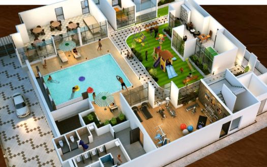 2 BHK – Thakur Emerald – sec 8 – Pushpak Nagar